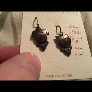 Far Fetched dog and cat earrings